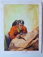 #14. Original Cover painting Western novel Extra Oeste #1137