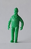 Kuifje Monty Gum figuurtje Nestor (groen)